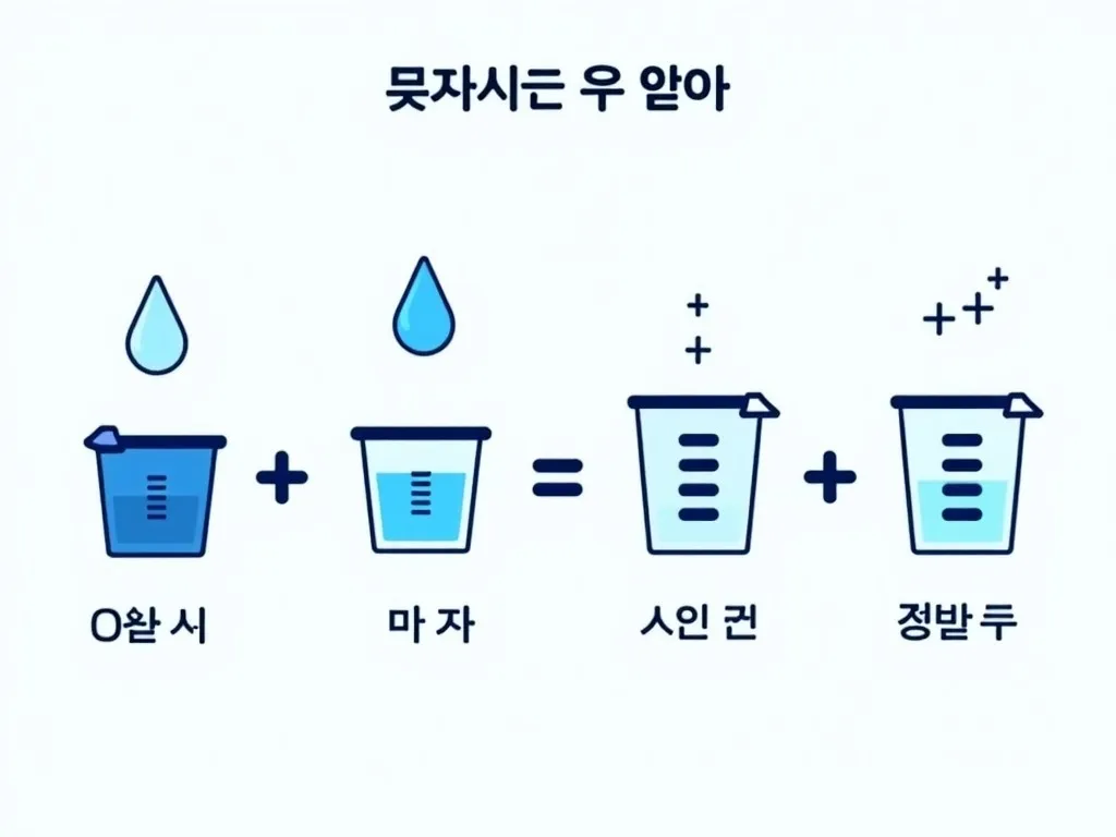 물 타기 계산기