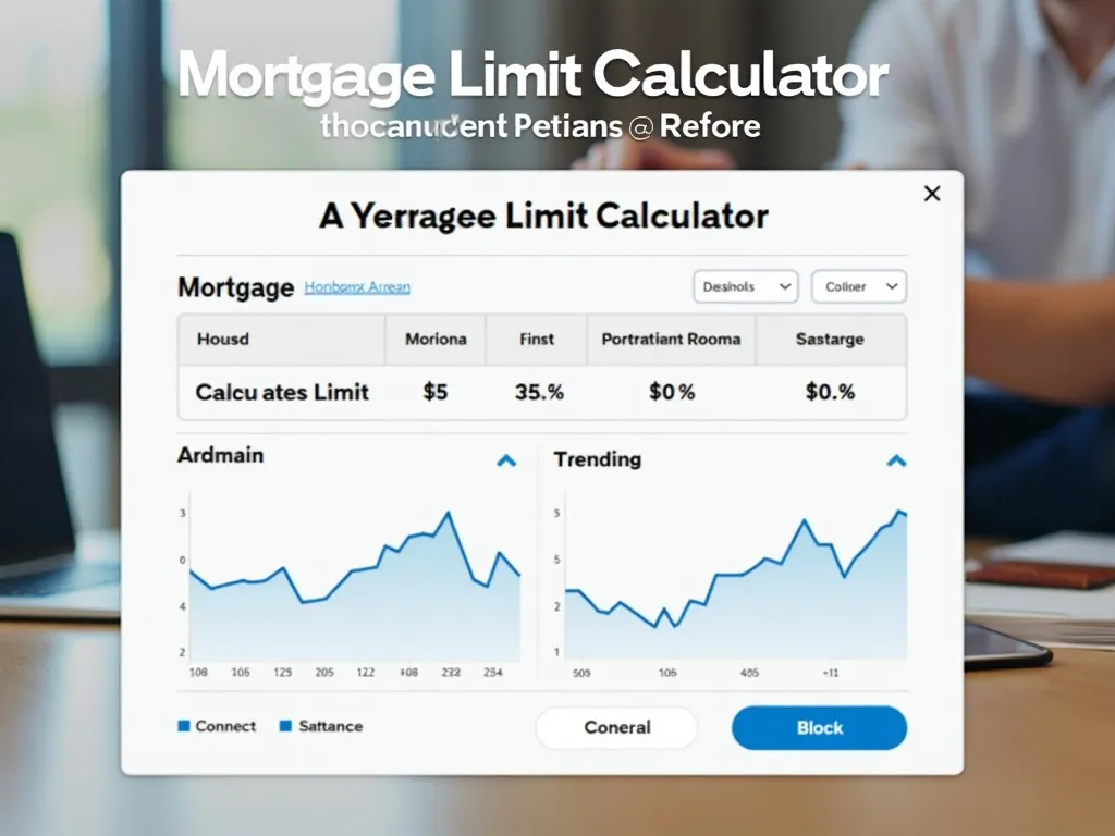 주택 담보 대출 한도 계산기